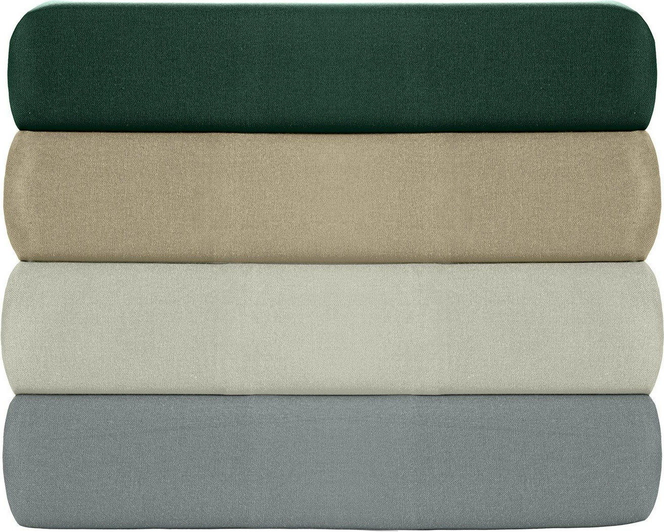 Set prevlek za vzglavnik (2 kosa), temno siva, L'essentiel, 50 x 80 cm