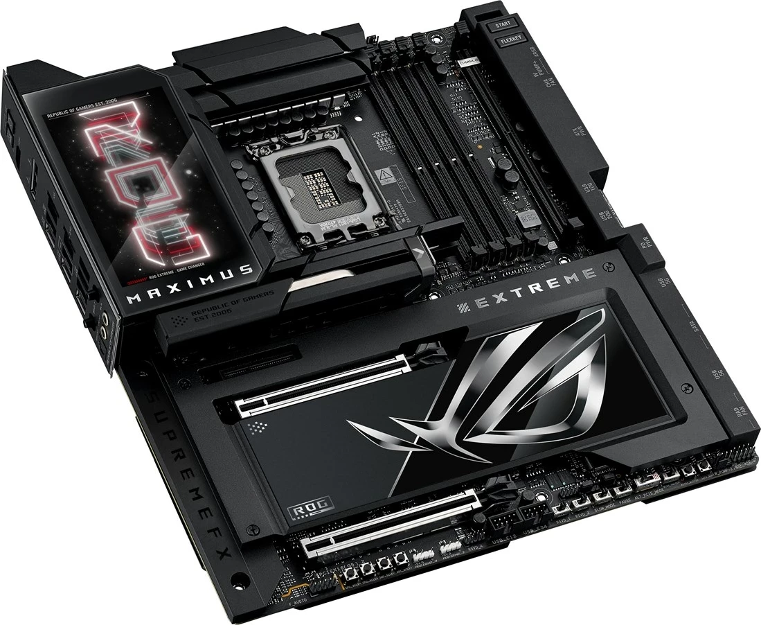 Matična plošča ASUS ROG MAXIMUS Z890 EXTREME, vtičnica LGA 1851, črna Matična plošča ASUS ROG MAXIMUS Z890 EXTREME, vtičnica LGA 1851, črna