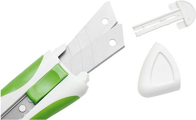 Pralni rezalnik WEDO Cutter Soft 18 mm, 2 rezili, bel/zelen