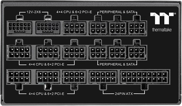 Napajalnik 1550 W, modularen, 80+ Titanium, 14 cm, črn, Thermaltake Toughpower TF3