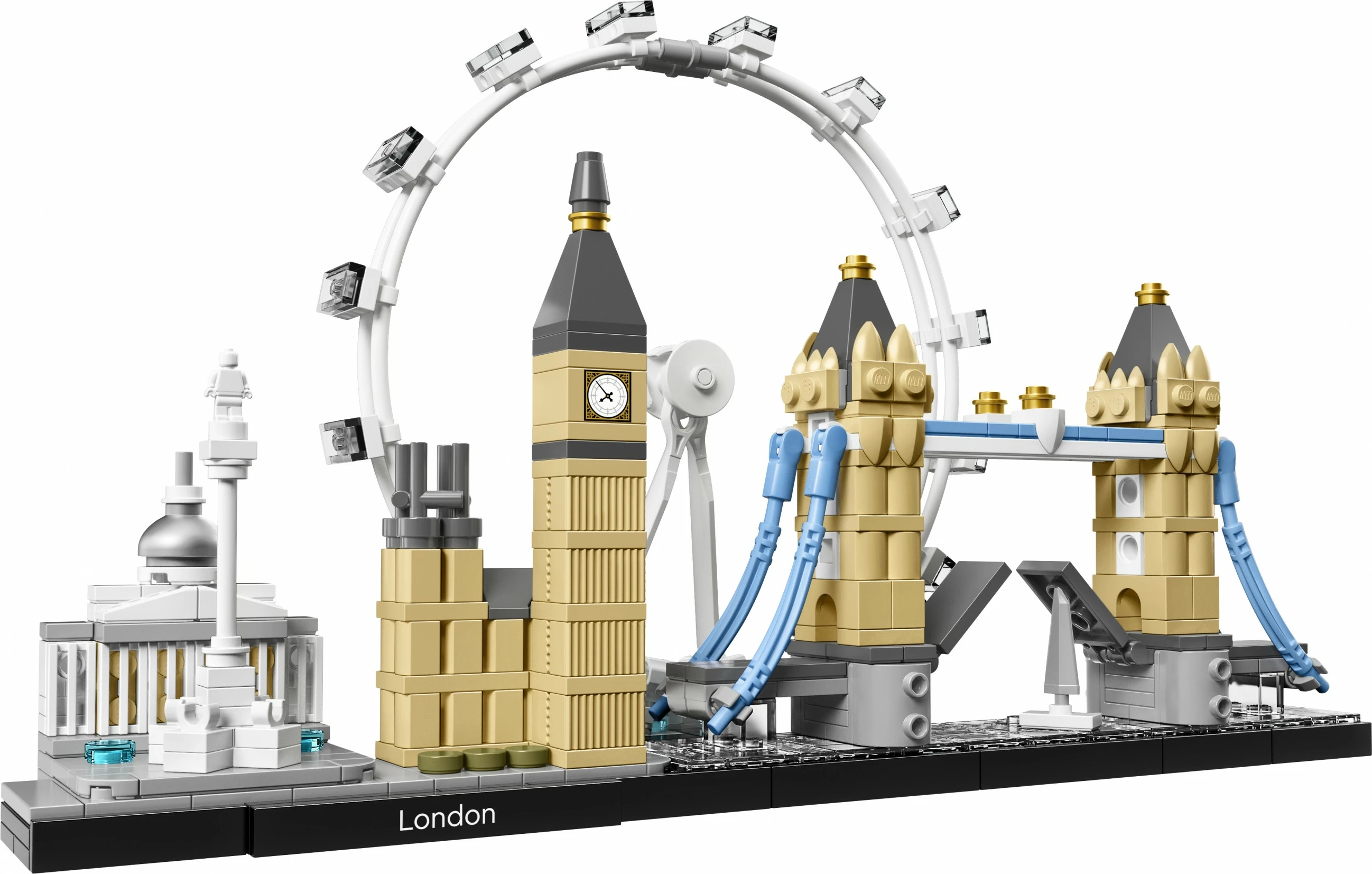 Model Londona, set LEGO Architecture London 21034, 468 kosov, večbarven