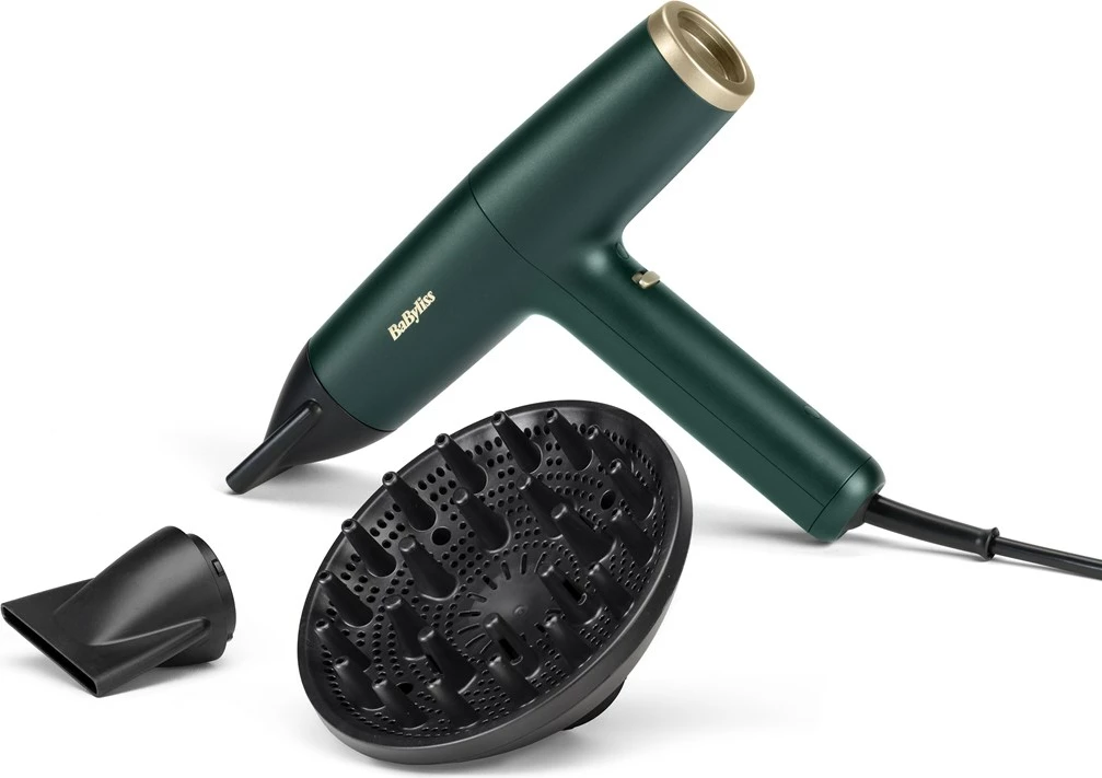 Sušilec za lase BaByliss Air Power Pro D6555DE, 1700 W, zelen