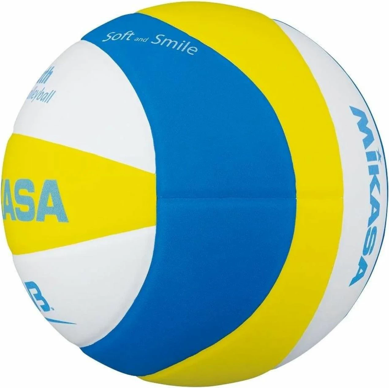 Plažna odbojkarska žoga Mikasa, večbarvna