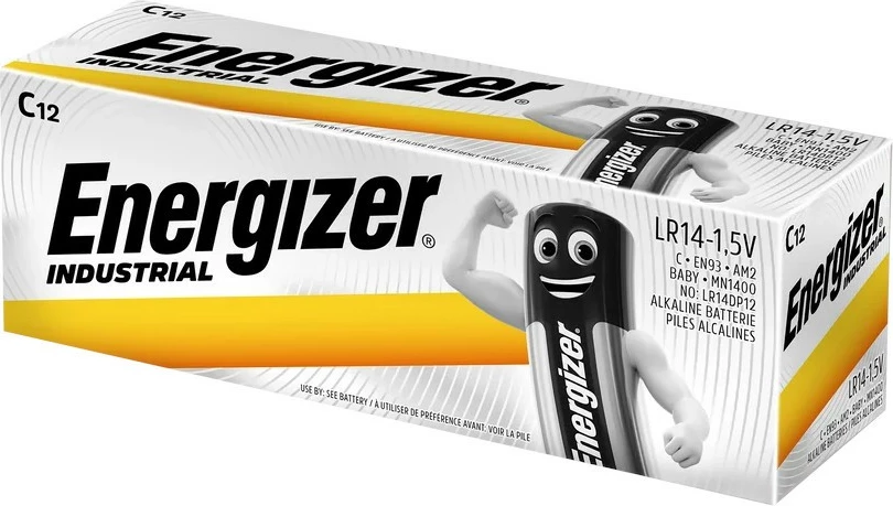 Industrijske baterije Energizer C LR14, 12 kosov