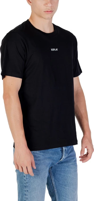 Majica za moške Replay, črna