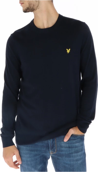Pletenine za moške Lyle & Scott, modre