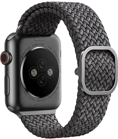 Elastičen pašček za Apple Watch UNIQ Aspen, Weavex™, 38/40/41 mm, siv Elastičen pašček za Apple Watch UNIQ Aspen, Weavex™, 38/40/41 mm, siv