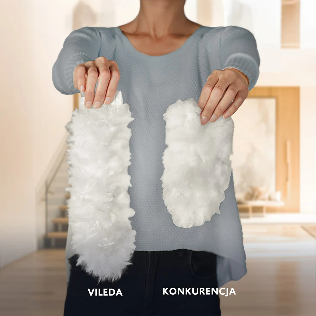 Nadomestni vložki za ročno metlo Vileda Flex&Catch, 5 kos, beli