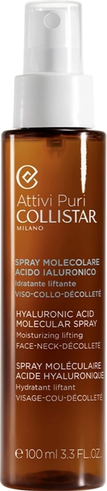 Molekularni sprej za obraz Pure Active s hialuronsko kislino, za ženske, 100 ml, Collistar