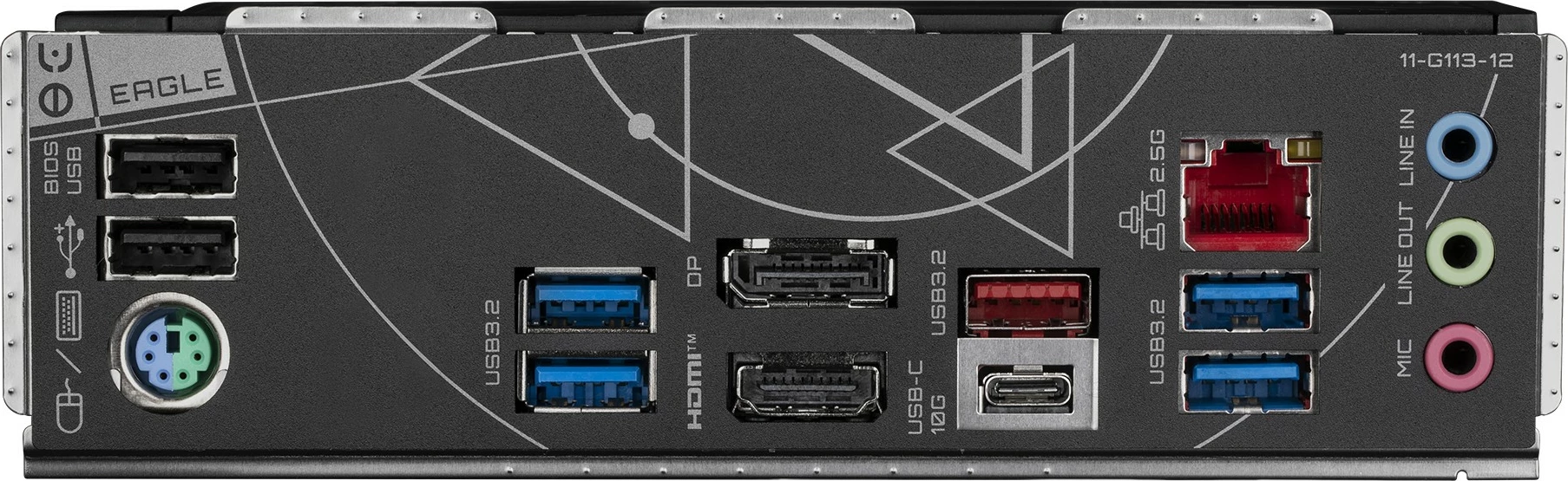 Plošča za matično ploščo Gigabyte Z790 EAGLE, LGA 1700, DDR5, 3x M.2, 2,5GbE LAN, ATX