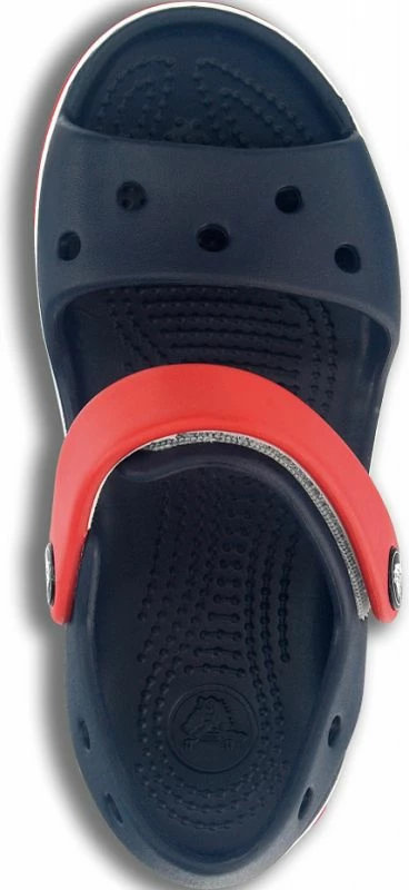 Sandali Crocs Crocband za otroke, rdeče in mornarsko modri