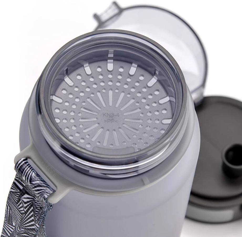 Športna steklenica Meteor, siva