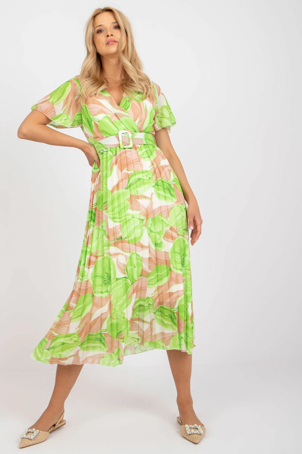 Obleka Italy Moda 166273, zelena