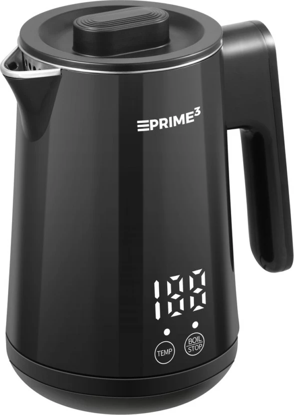 Električni ibrik PRIME3 SEK31, 0,8 L, 800 W, črn