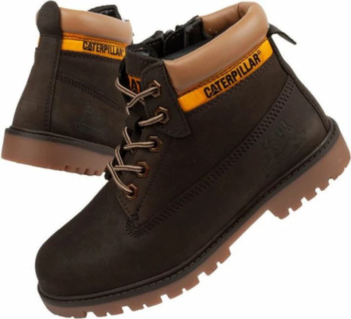 Zimske škornje za fante Caterpillar, rjava
