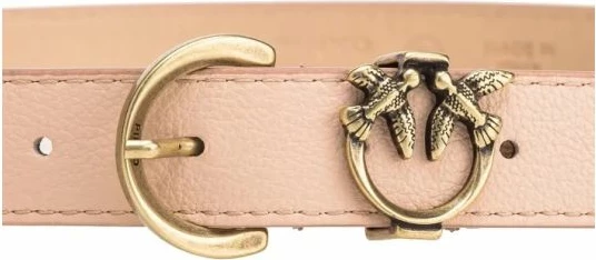 Usnjen pas za ženske, roza, Pinko