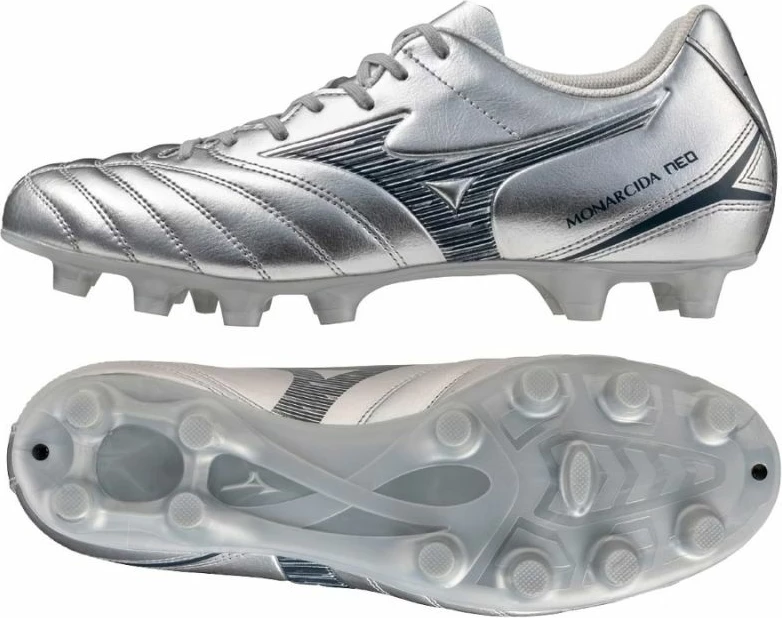 Futbalski čevlji za moške Mizuno, sivi