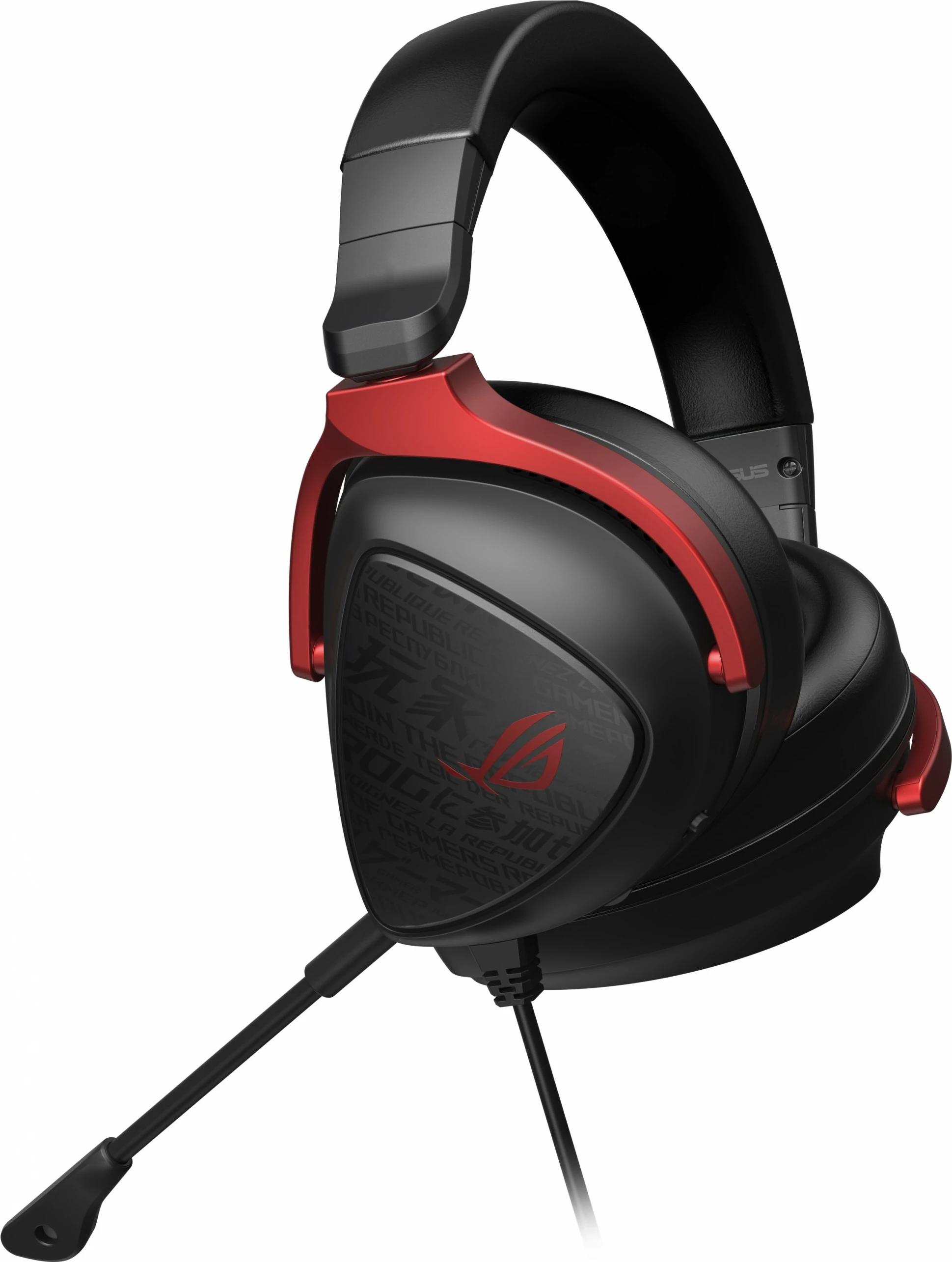 Gaming slušalke ROG Delta S Core ASUS, z žico, virtualni 7.1 surround, snemljiv mikrofon, črne