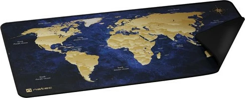 Podloga za miško World Deep Blue Natec NPO-2243, 800 x 400 mm, modra