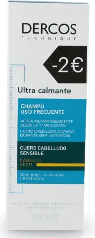 Nežen šampon za suhe lase Vichy Dercos Ultra Soothing, 200 ml
