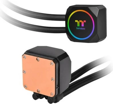 Vodna hladilna enota Thermaltake TH420 ARGB, 3x140 mm, bakren blok