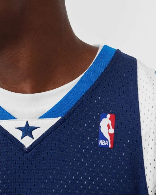 Športna majica NBA Swingman Dallas Mavericks Dirk Nowitzki, Mitchell & Ness, temno modra