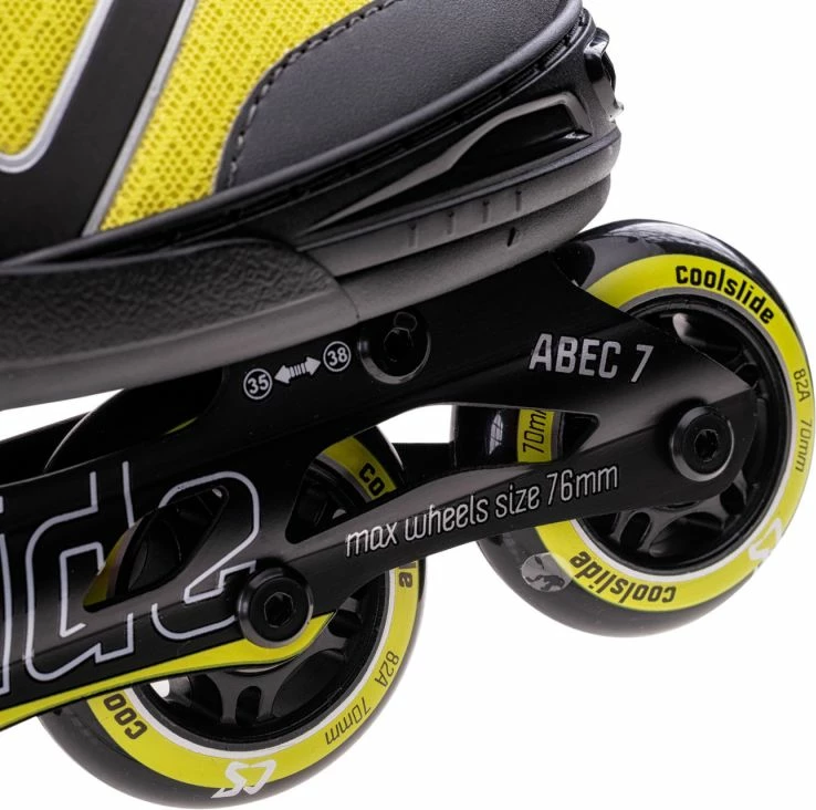 Rekreativni rolki Coolslide 2v1, rumeni