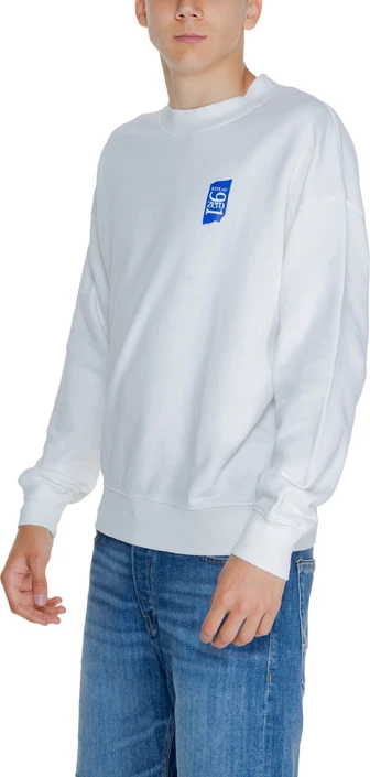 Duks za moške Replay Felpa, bel