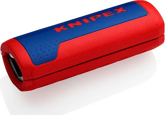 Prirezovalnik plastičnih cevi Knipex TwistCut, 100 mm, rdeče/moder