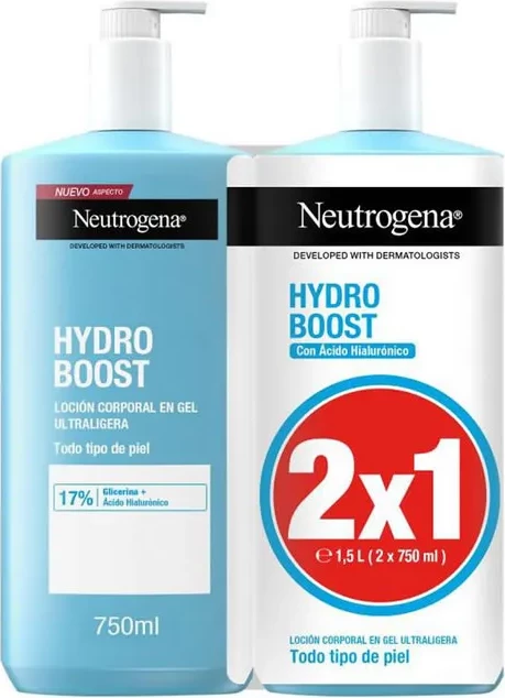 Gelasto telesno mleko Hydro Boost 2x750 ml, Neutrogena, unisex