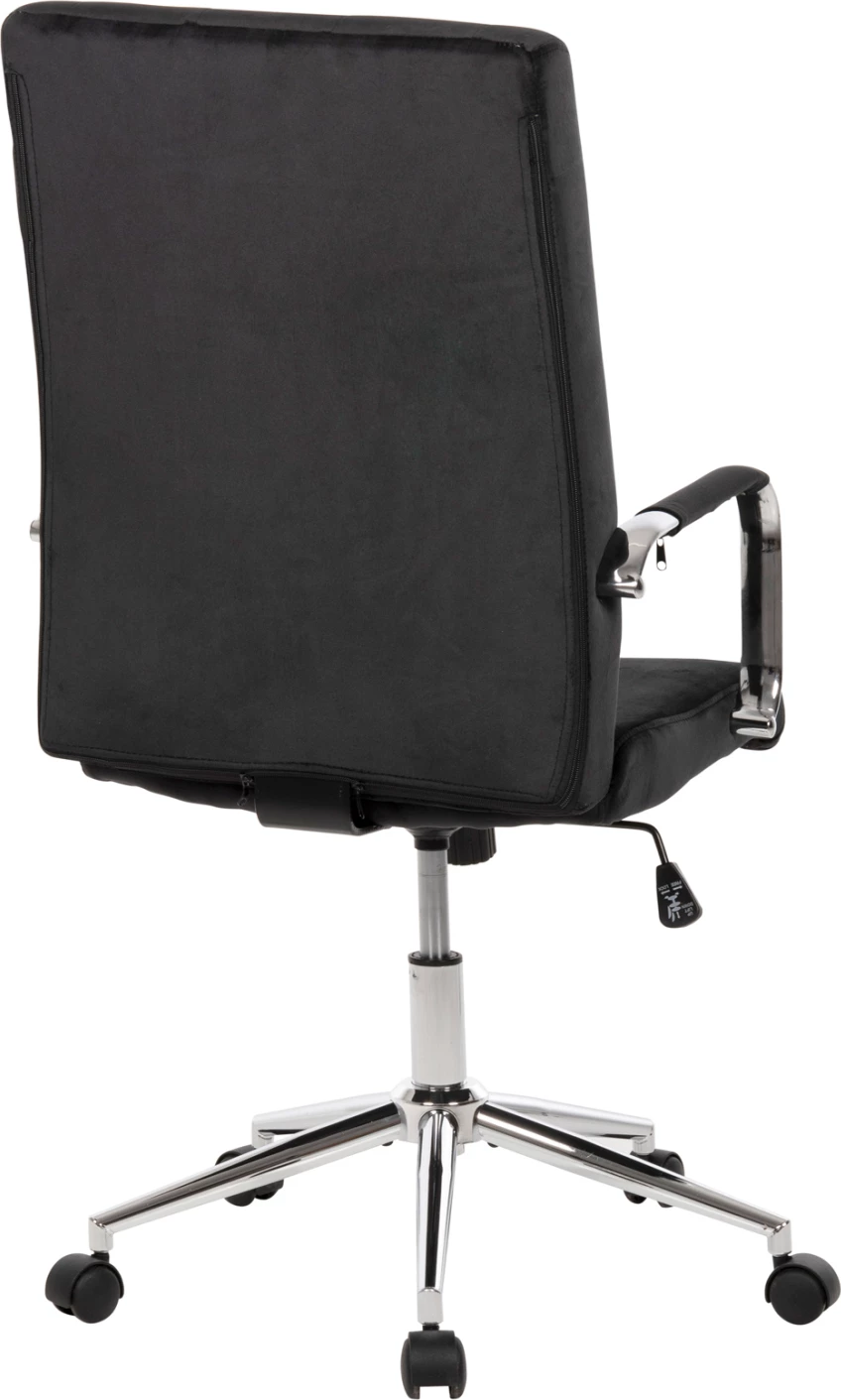 Pisarniški stol JOSEF FH1181.04 črn žamet-inox osnova 58x61x105-113Hcm