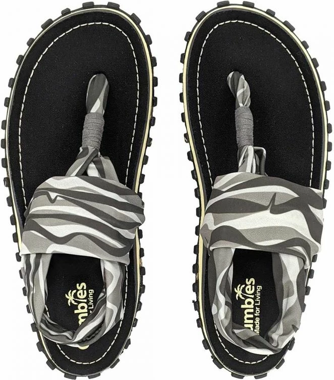 Sandalet hibridne Slingback, Gumbies, bež/krem in črne