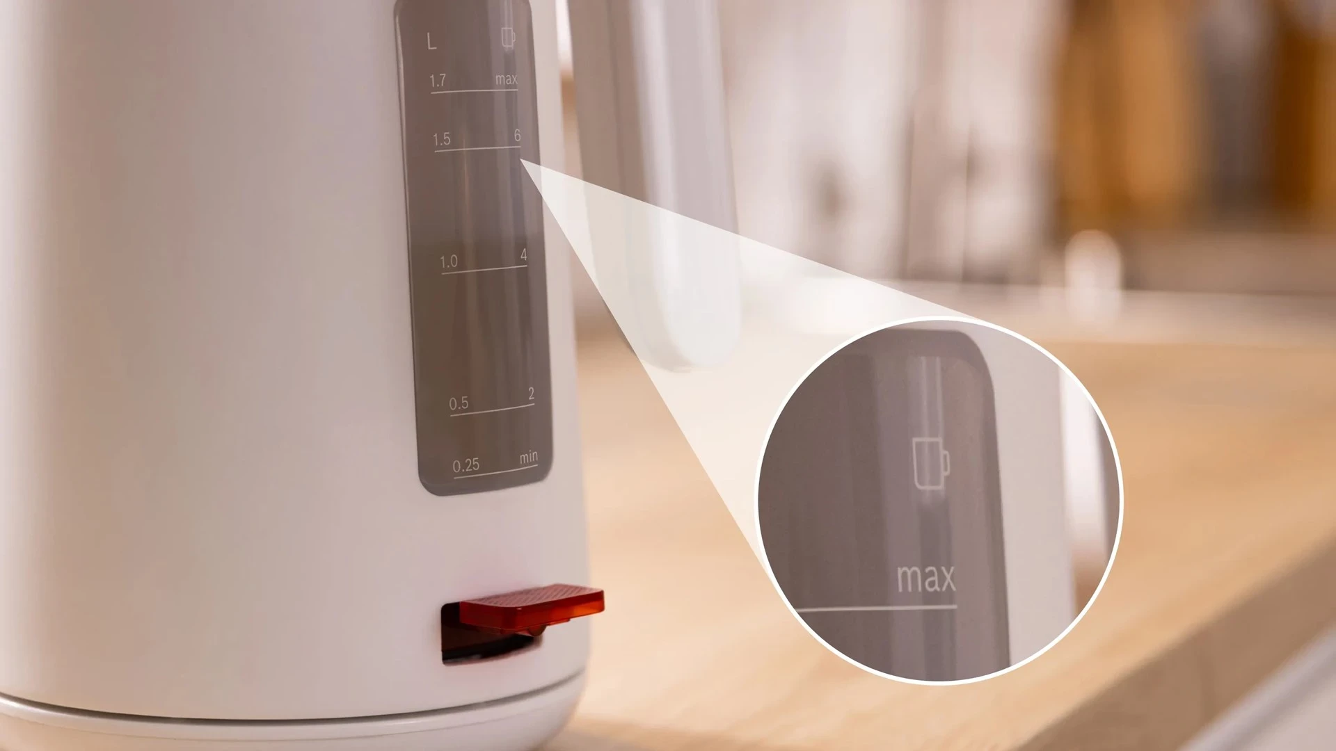 Električni grelnik vode Bosch TWK2M161, 1,7 L, 2400 W, bel