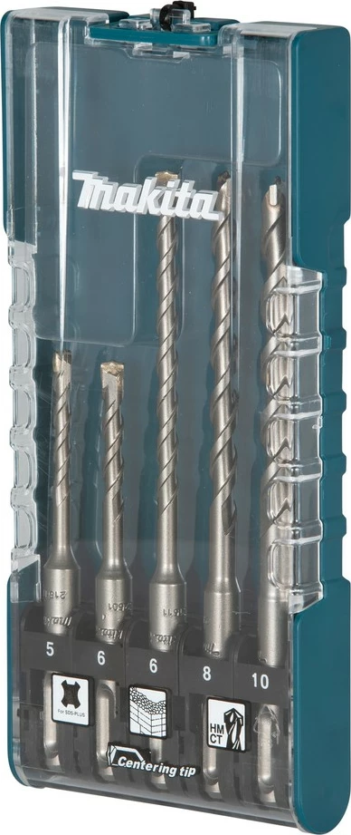 Svedri za beton, set 5 kosov, 160 mm, Makita SDS-PLUS