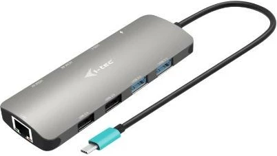 Računalniško ohišje za dok i-tec C31NANOHDM2DOCPD, 2x HDMI, USB-C, 100W, kovina, črno