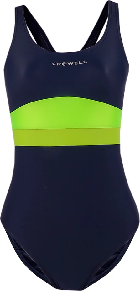 Kopalke bikini za ženske Crowell, navy-lemon-lime