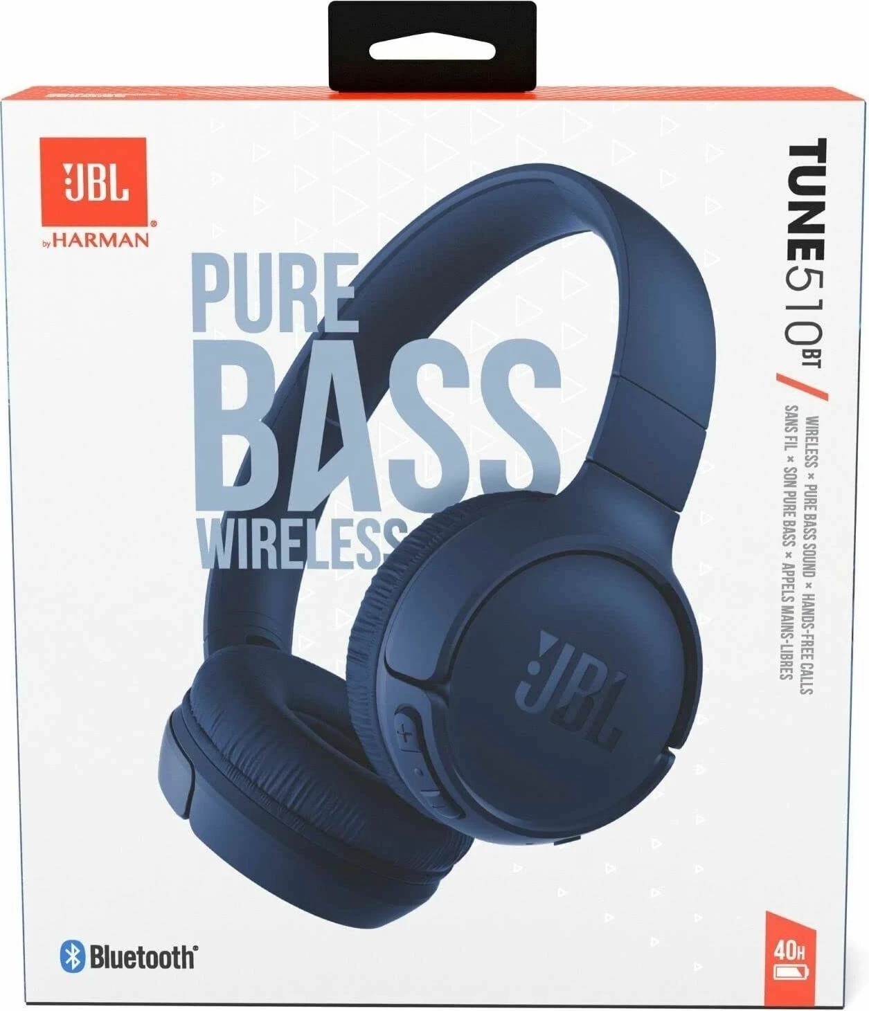 Brezžične slušalke JBL Tune 510BT, modre