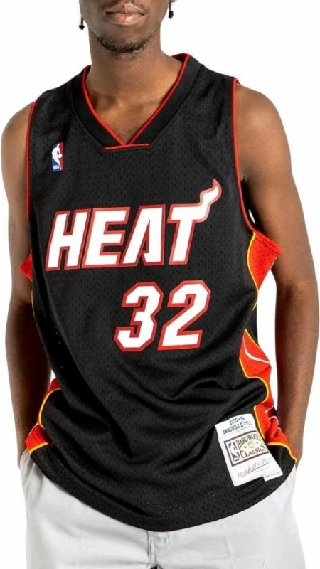 Majica za moške Mitchell & Ness, NBA Swingman Miami Heat Shaquille O'Neal, črna