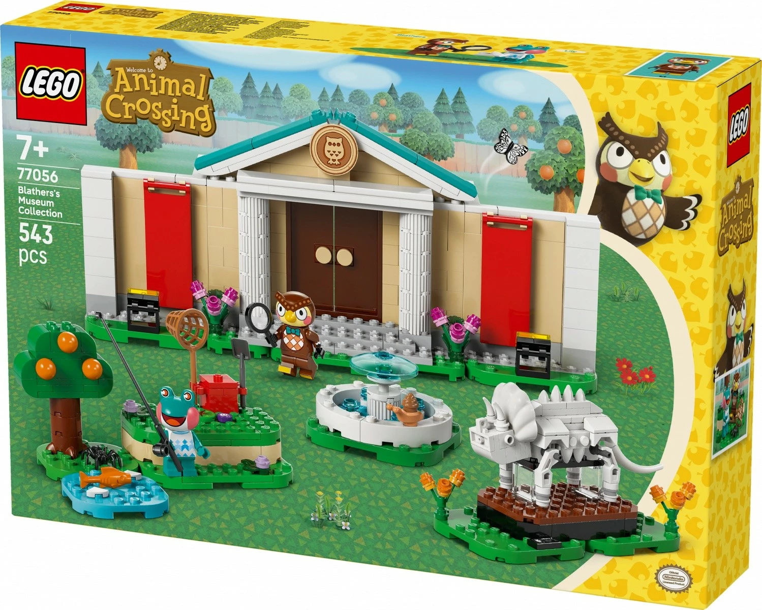 Gradbeni komplet zbirka muzeja z Blathers (Animal Crossing) LEGO 77056, 543 kosov