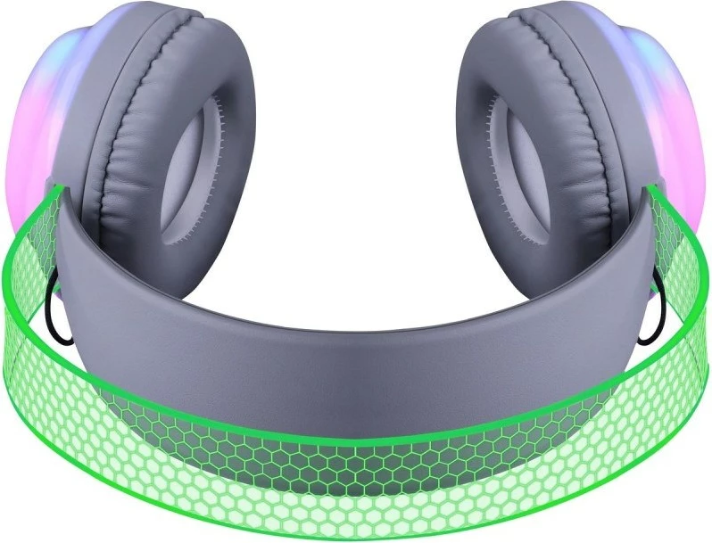 Brezžične slušalke z LED-lučmi Defender FreeMotion B651, sive