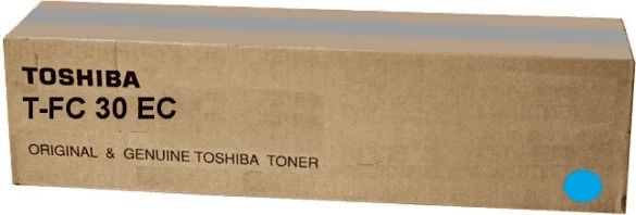 Toner kartuša Toshiba T-FC30EC 6AJ00000281 (6AJ00000099), deklarirana zmogljivost 33.600 strani, standard, cijan