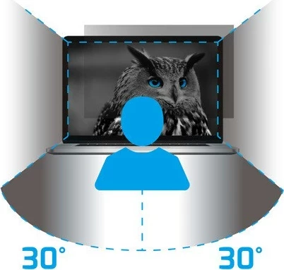 Zaslon za zasebnost 27" 16:9 Natec Owl