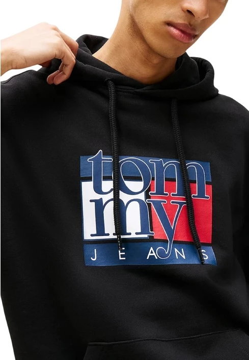 Duks, Tommy Hilfiger Jeans, črn