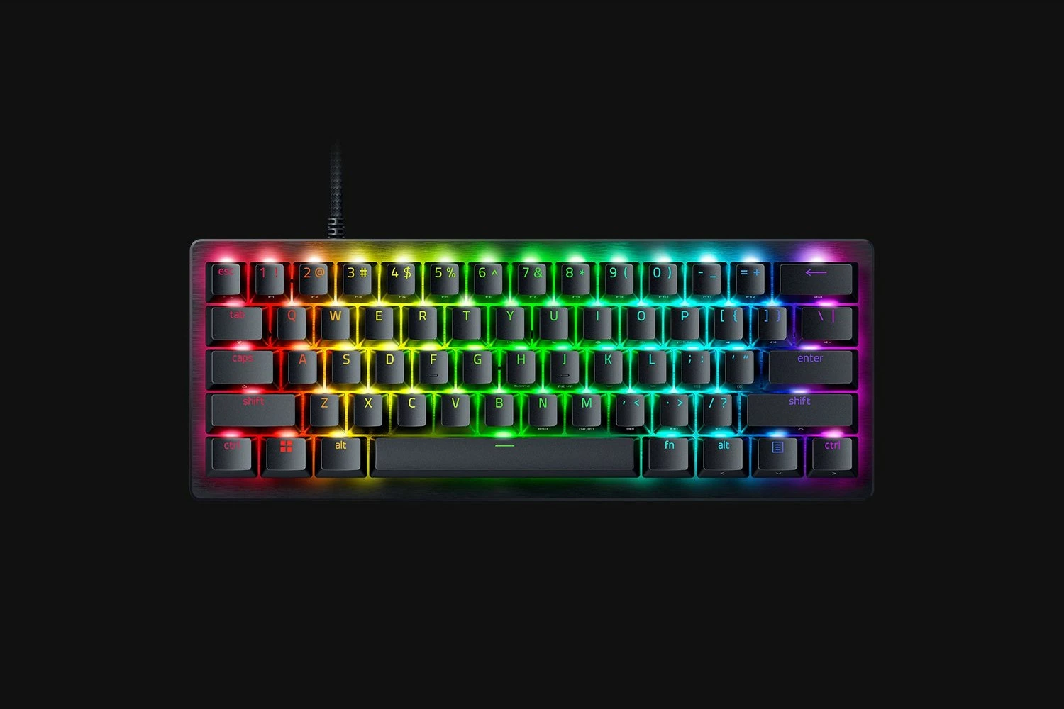 Mekaniška kompaktna tipkovnica Razer Huntsman V3 Mini, RGB, DE
