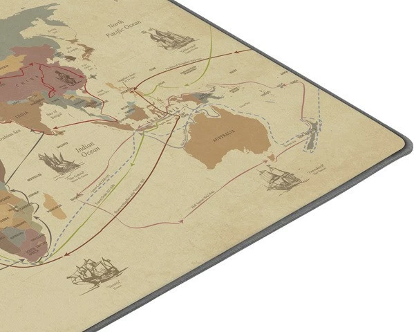 Podloga za miško Discoveries Maxi Natec, 800x400 mm, dekorativna, zlata