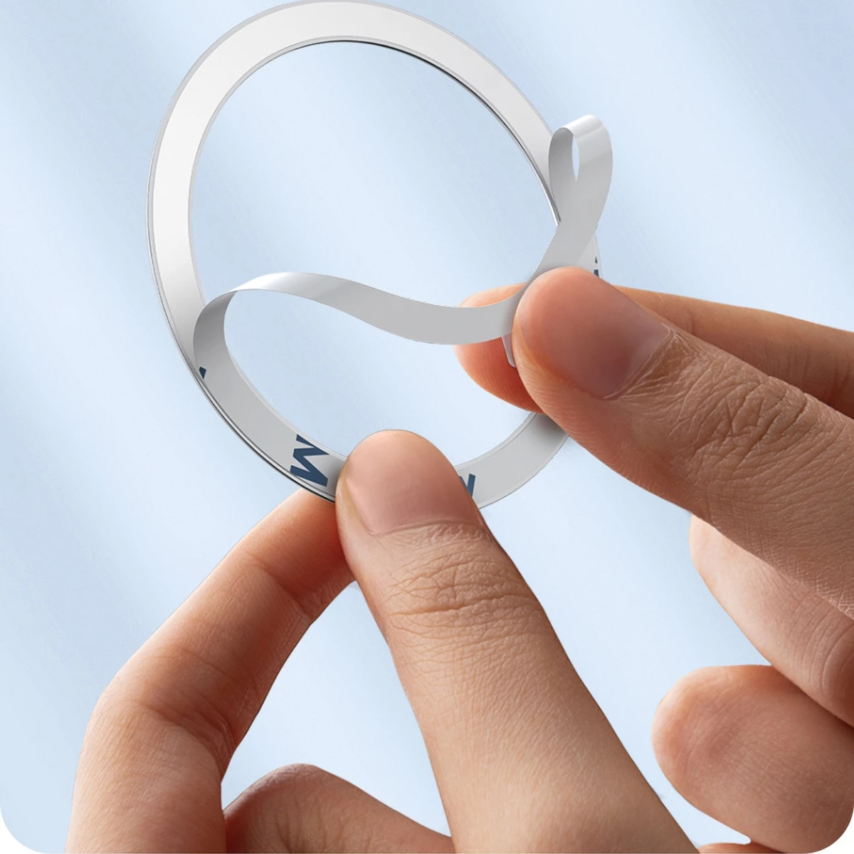 Magnetni obroč za MagSafe, 2 kosa, Baseus Halo Series, srebrn