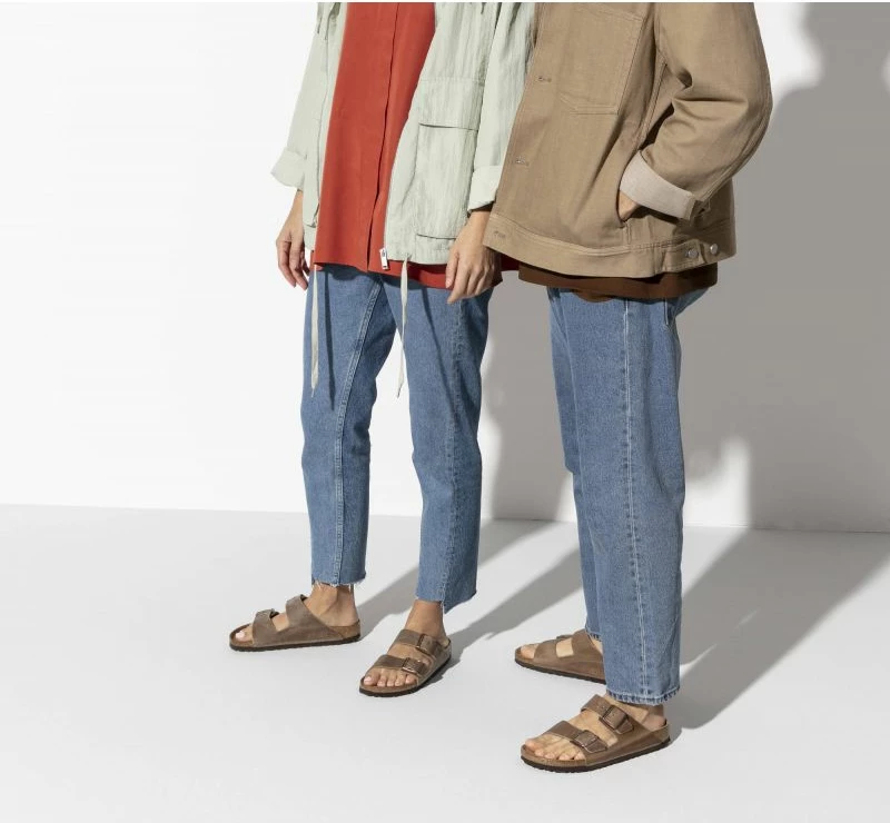 Sandali Birkenstock, rjavi, za ženske/moške