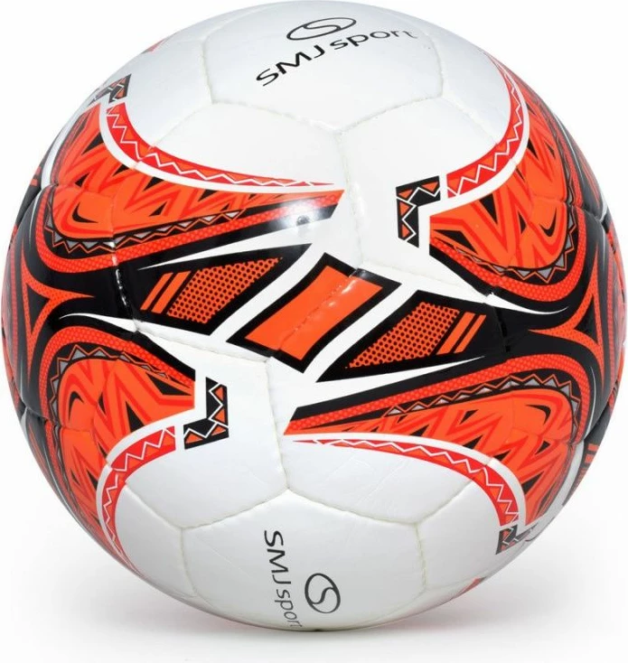Nogometna žoga SMJ, bela in rdeča