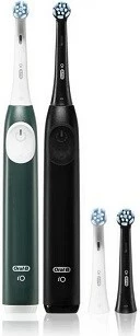 Električna zobna ščetka za odrasle, Braun Oral-B iO SERIE 2, Night Black + Forest Green