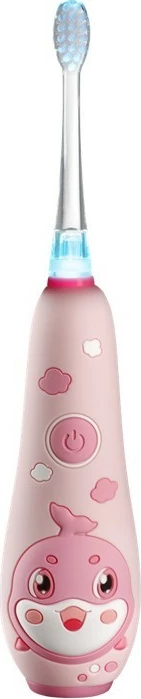 Sonična otroška električna zobna ščetka KIDO SMILE ZK3010 Concept Baby, 1–5 let, roza, komplet s 4 glavami Sonična otroška električna zobna ščetka KIDO SMILE ZK3010 Concept Baby, 1–5 let, roza, komplet s 4 glavami